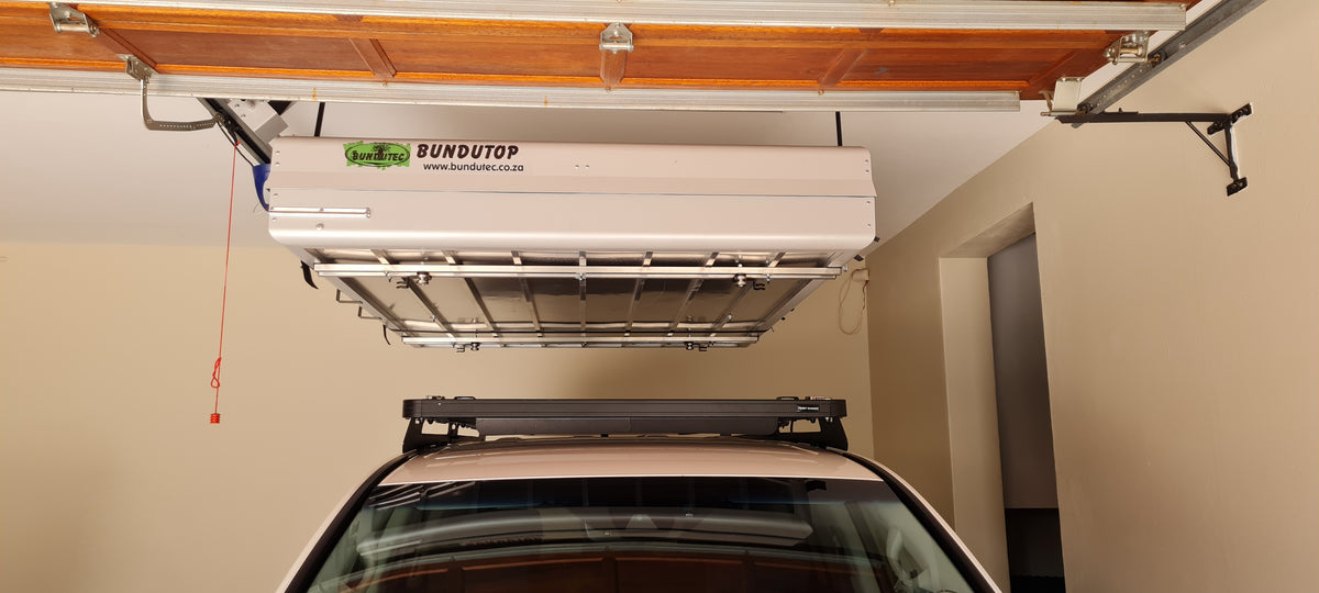 Rooftop Tent Hoist - Garage Storage Solution