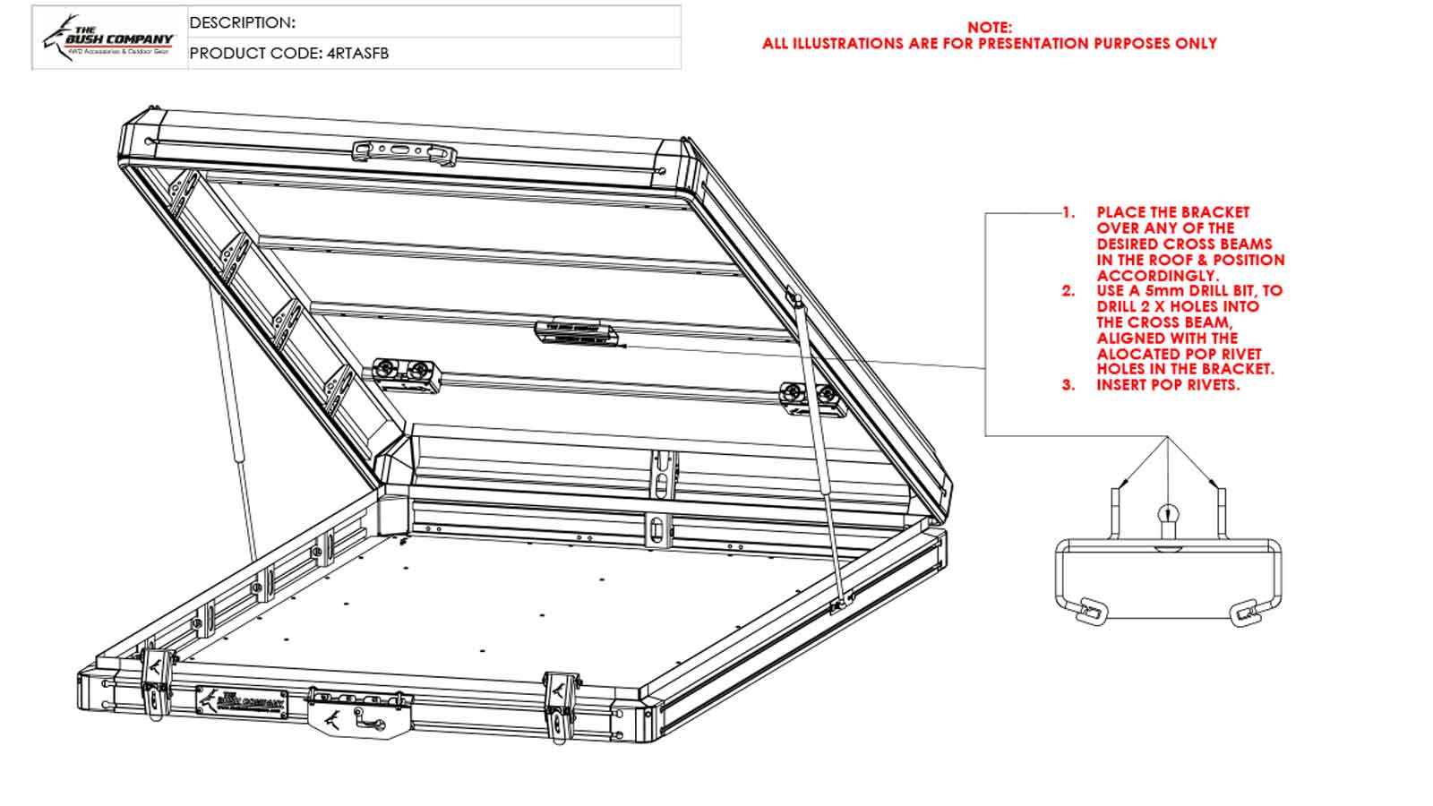 Sirocco 12V Fan Bracket - AX27 | DX27 | TX27 RTT's