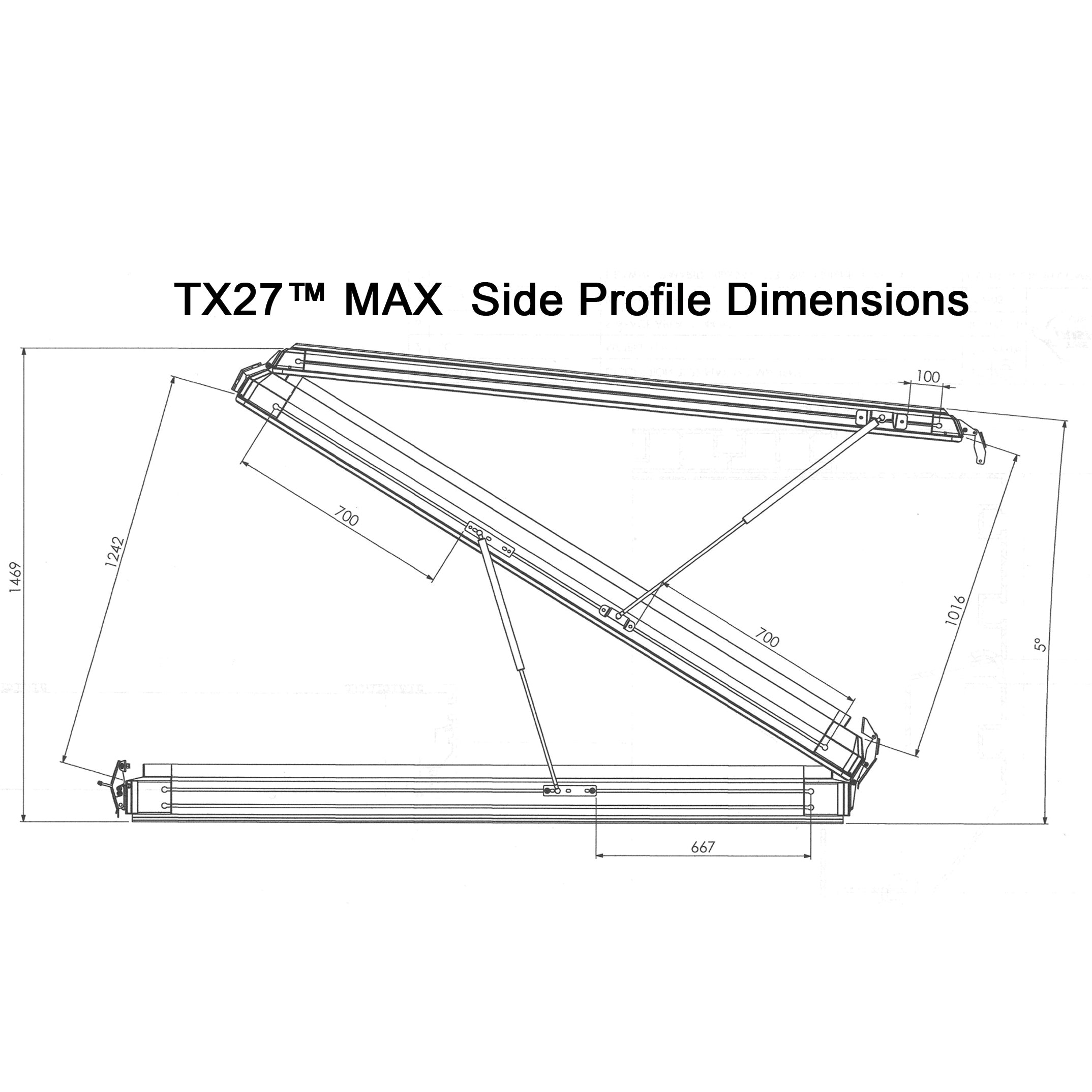 TX27 MAX Hardshell Rooftop Tent