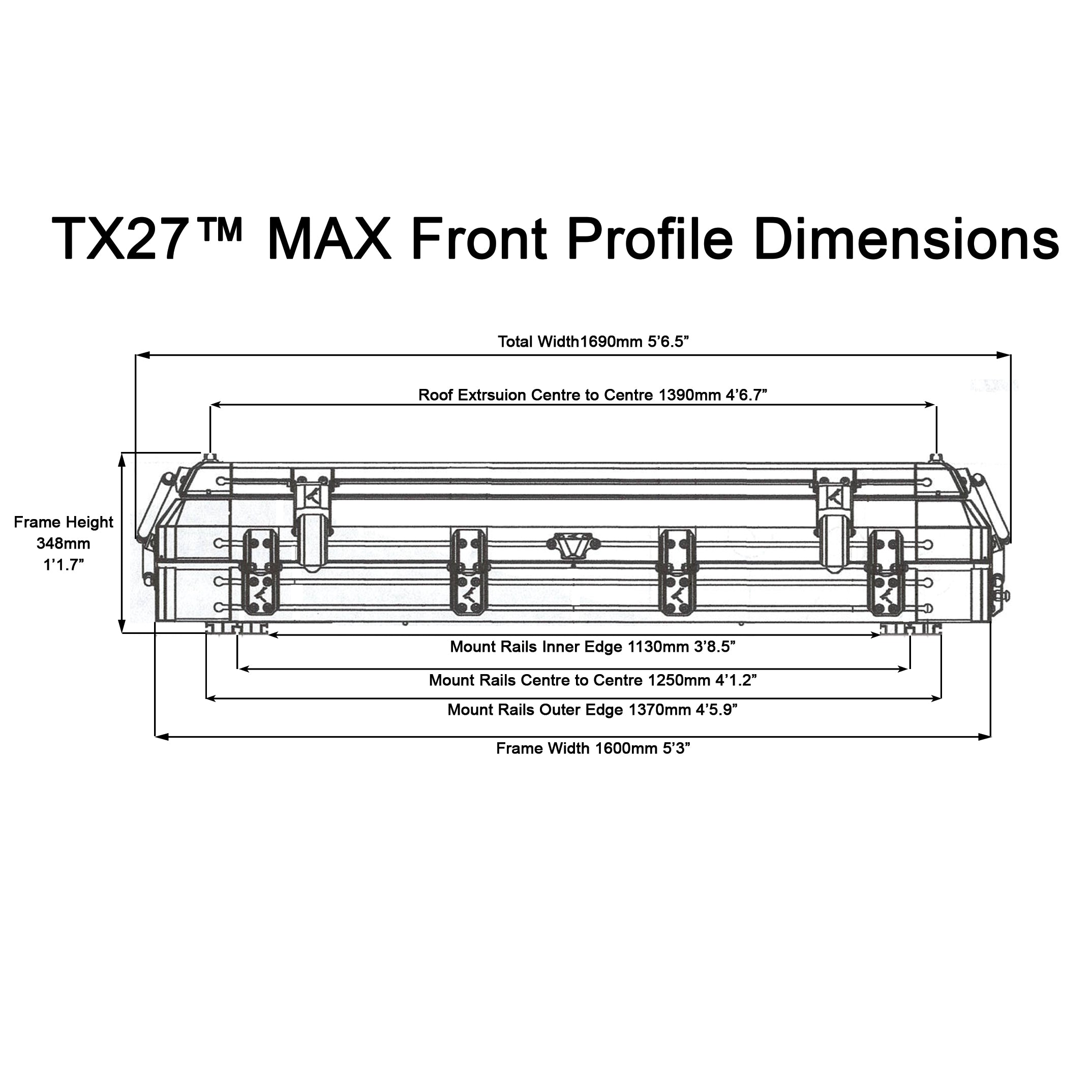 TX27 MAX Hardshell Rooftop Tent