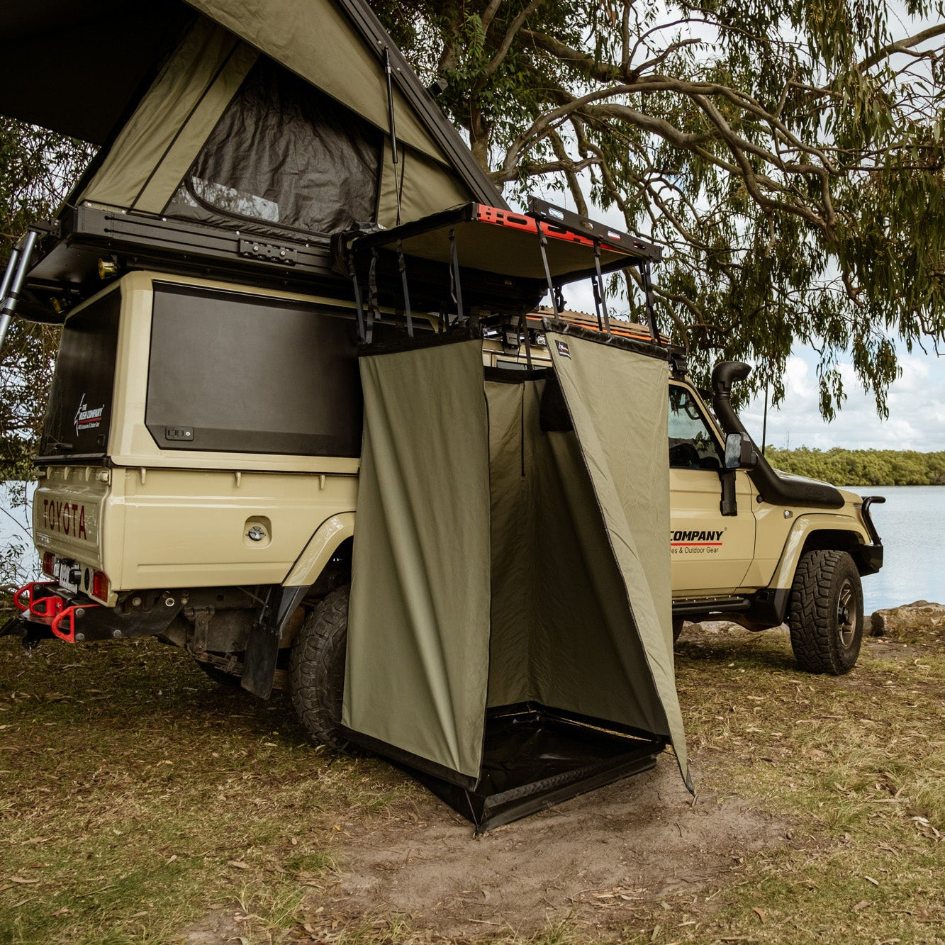 The Bush Company Outhouse Ensuite Tent
