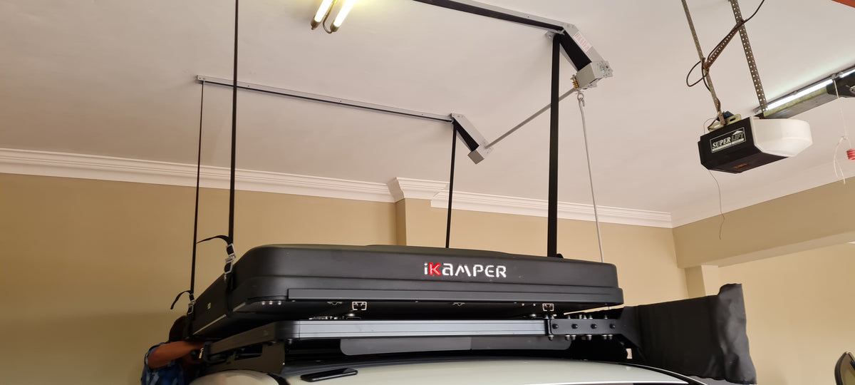 Rooftop Tent Hoist  - Garage Storage Solution