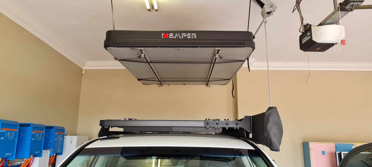 Rooftop Tent Hoist  - Garage Storage Solution