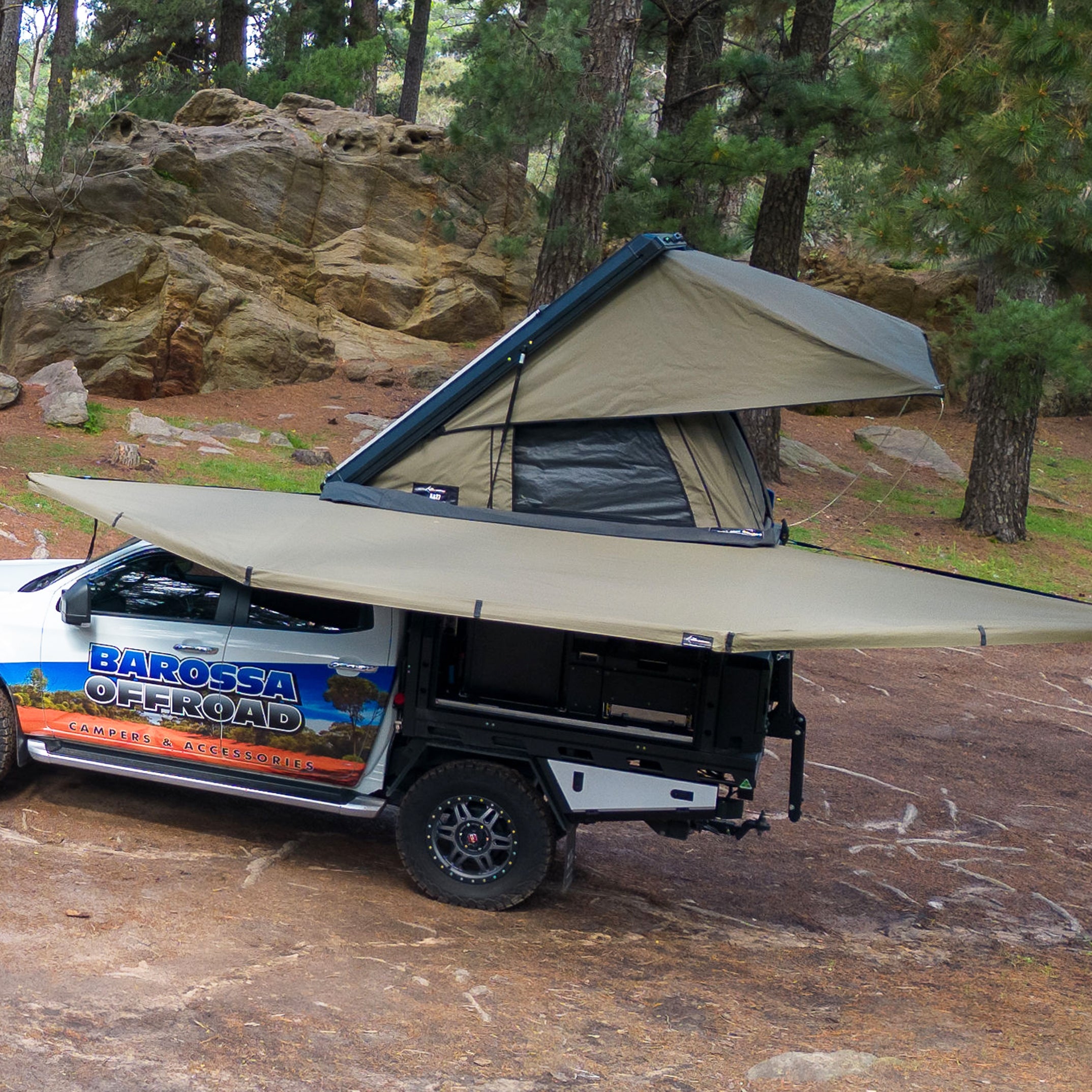 The Bush Company 180XT MAX Awning | Freestanding | No Poles