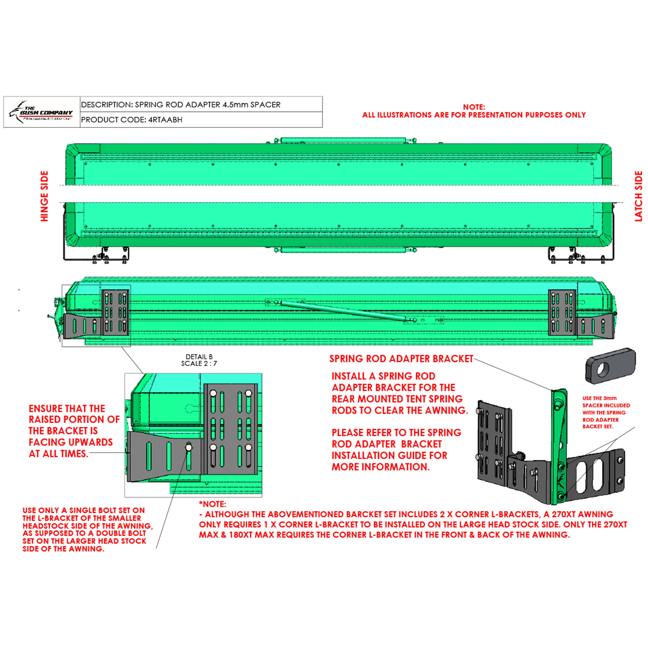 Awning To Tent Bracket HD