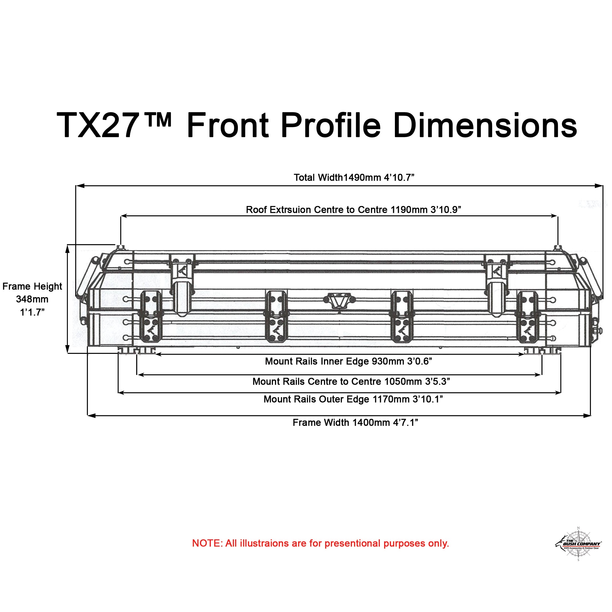 TX27 Hardshell Rooftop Tent