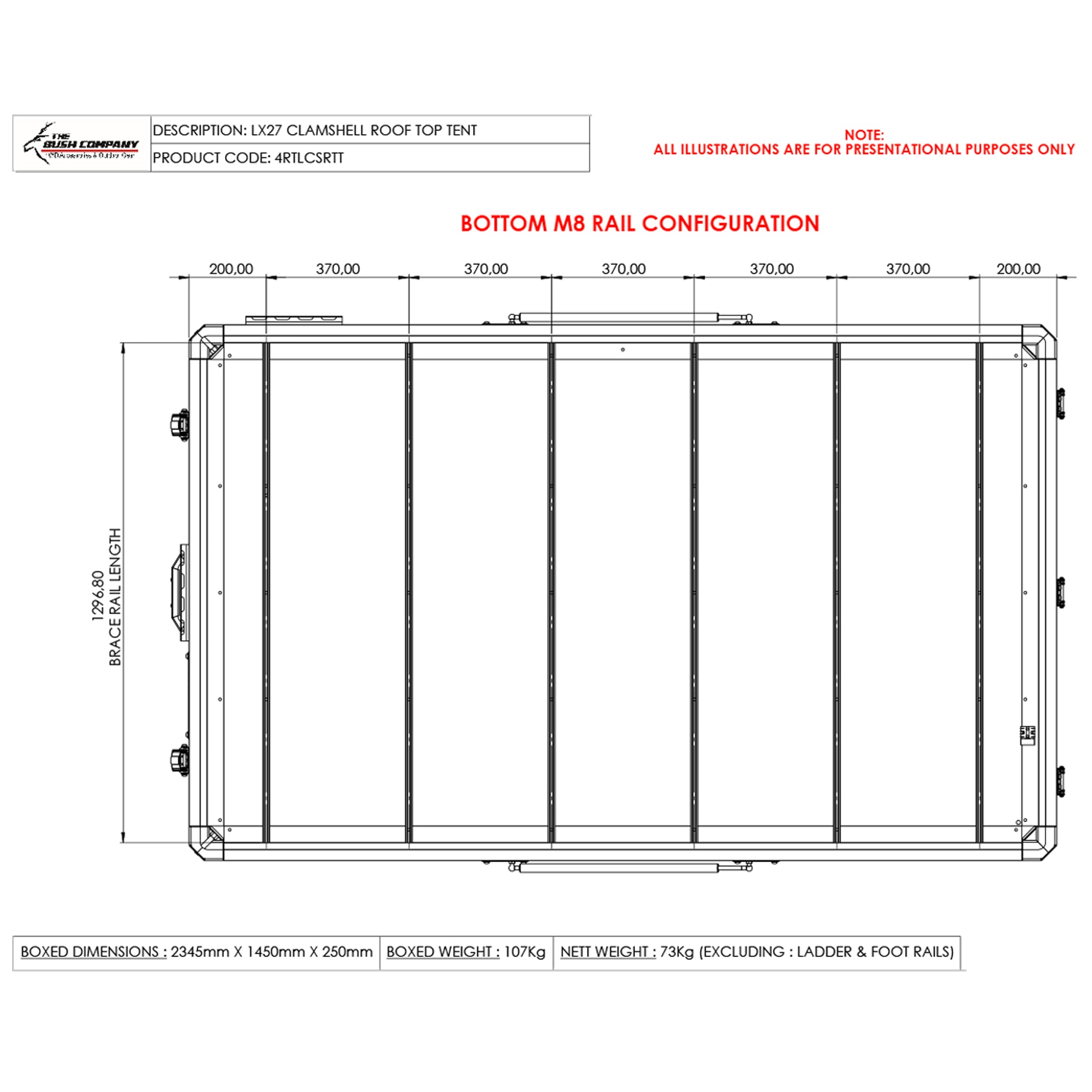 LX27 Clamshell Rooftop Tent