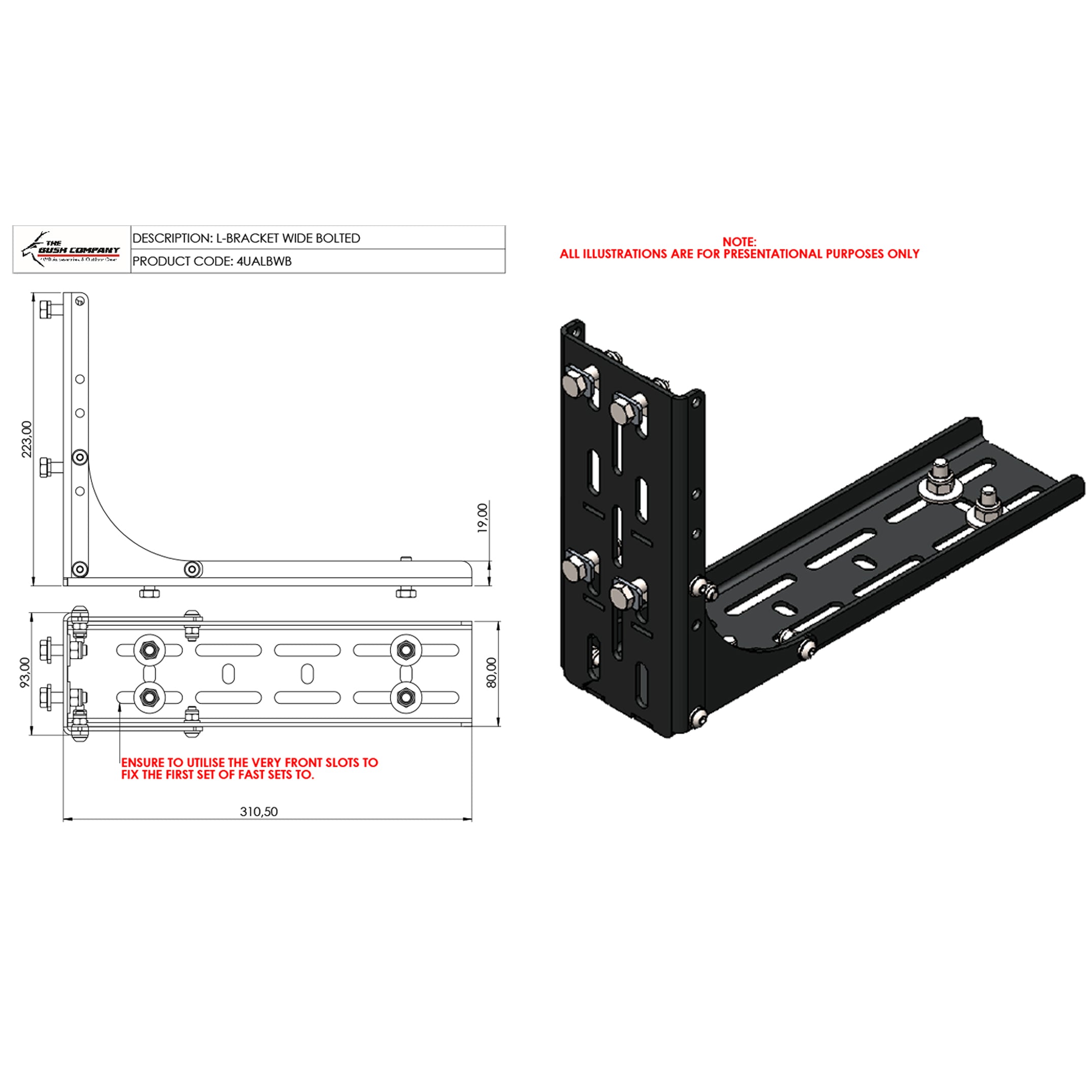 The Bush Company 270XT Awning | Freestanding | No Poles