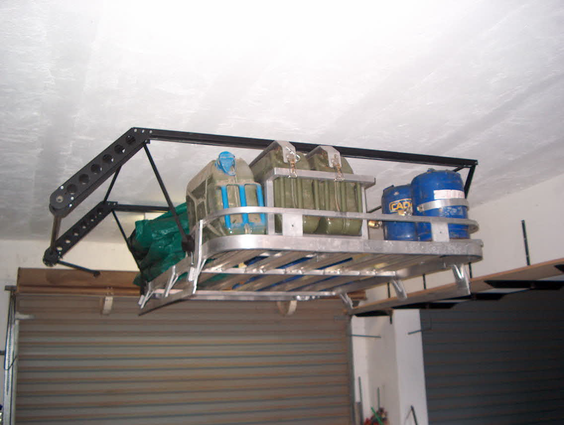 Rooftop Tent Hoist  - Garage Storage Solution